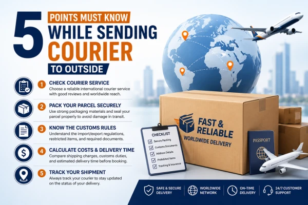 5 Points Must Know While Sending Courier To Outside